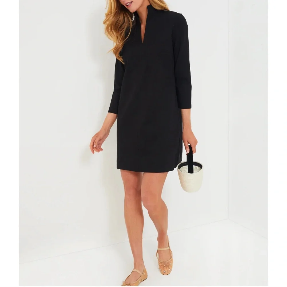 TUCKERNUCK Black Ponte Clifton Dress
